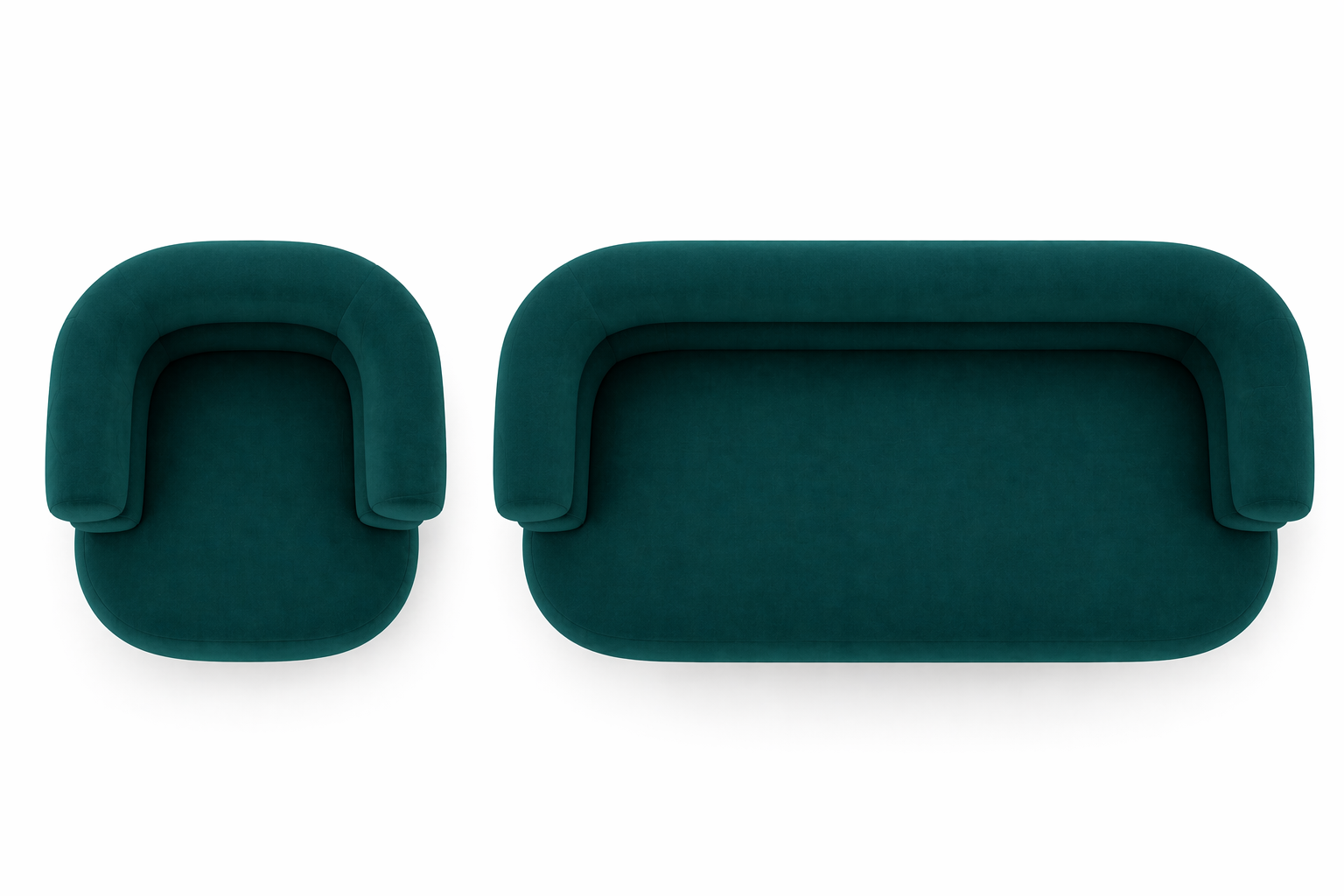 Azure Curve Sofa
