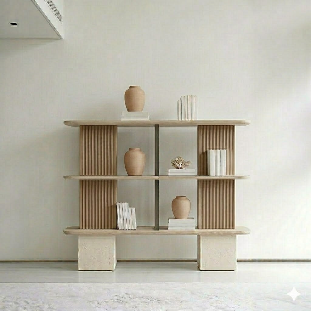 Sculta Aura Fluted Open 2 Display ShelfBold