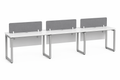 ALTIS Series – Cluster of 3 Linear Workstation