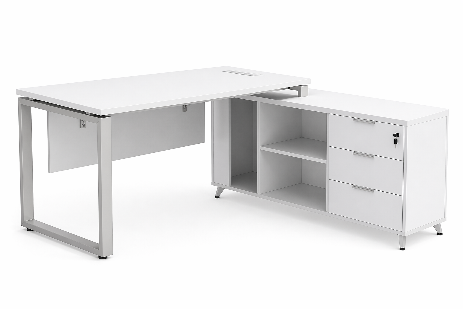 ALTIS Series – Manager Desk with Side Storage