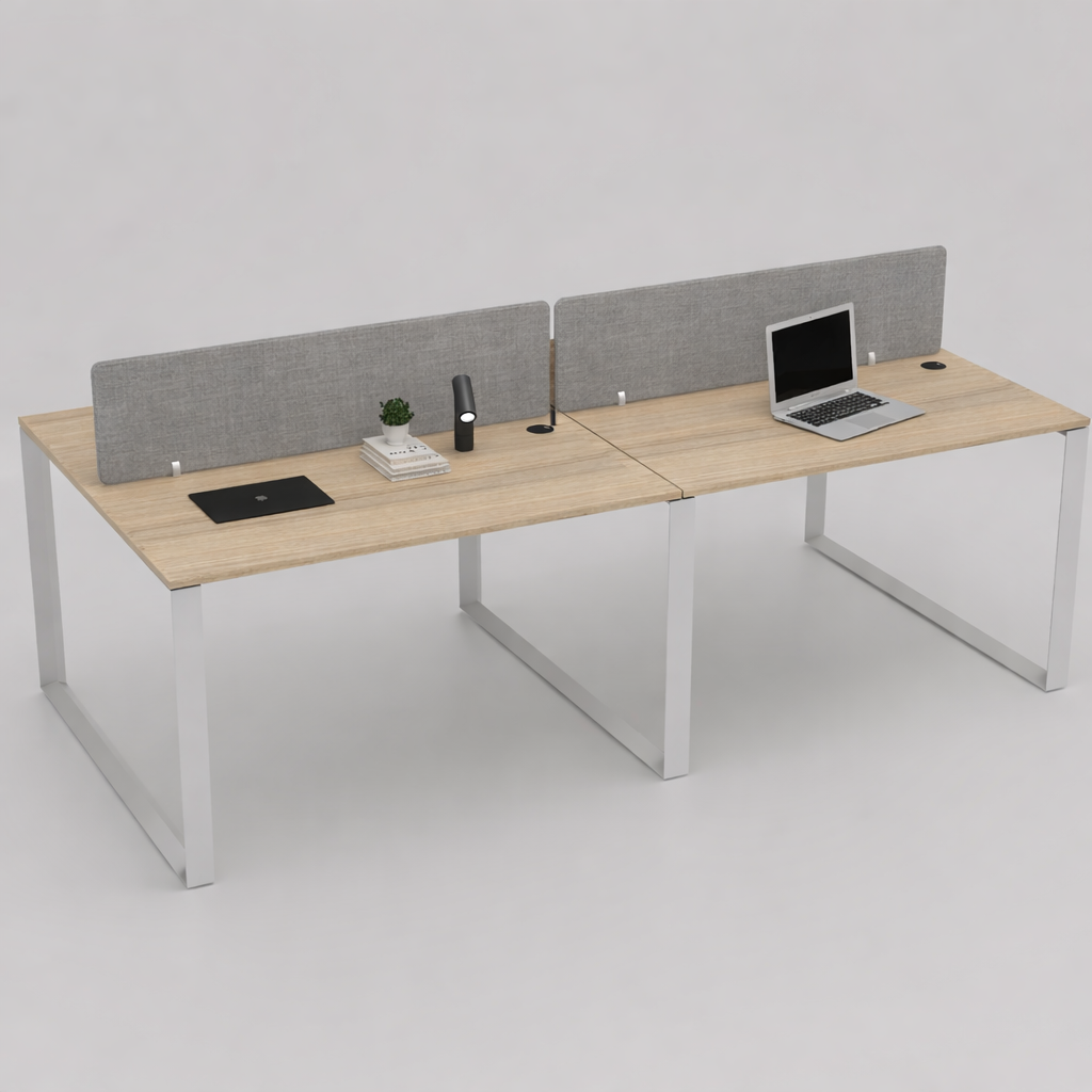 Vyra Series – 4-Seater Workstation Cluster