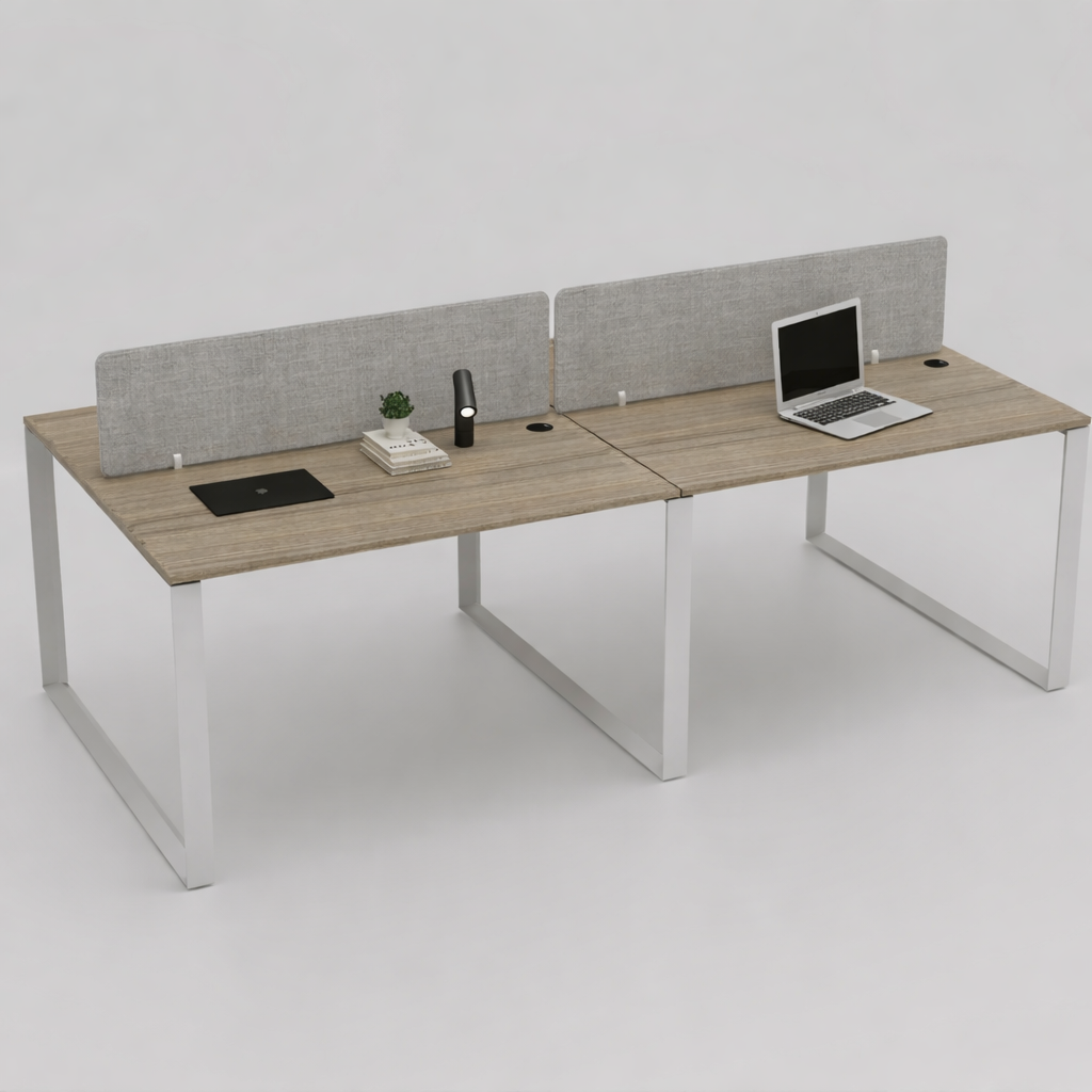 Vyra Series – 4-Seater Workstation Cluster