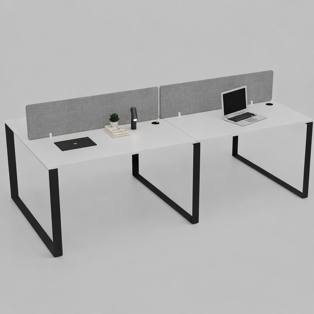 Vyra Series – 4-Seater Workstation Cluster