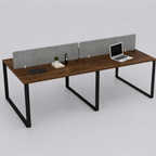 Vyra Series – 4-Seater Workstation Cluster