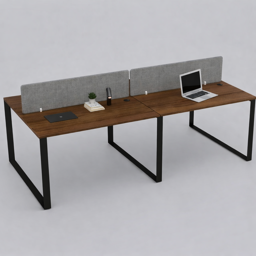 Vyra Series – 4-Seater Workstation Cluster