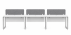 ALTIS Series – Cluster of 3 Linear Workstation