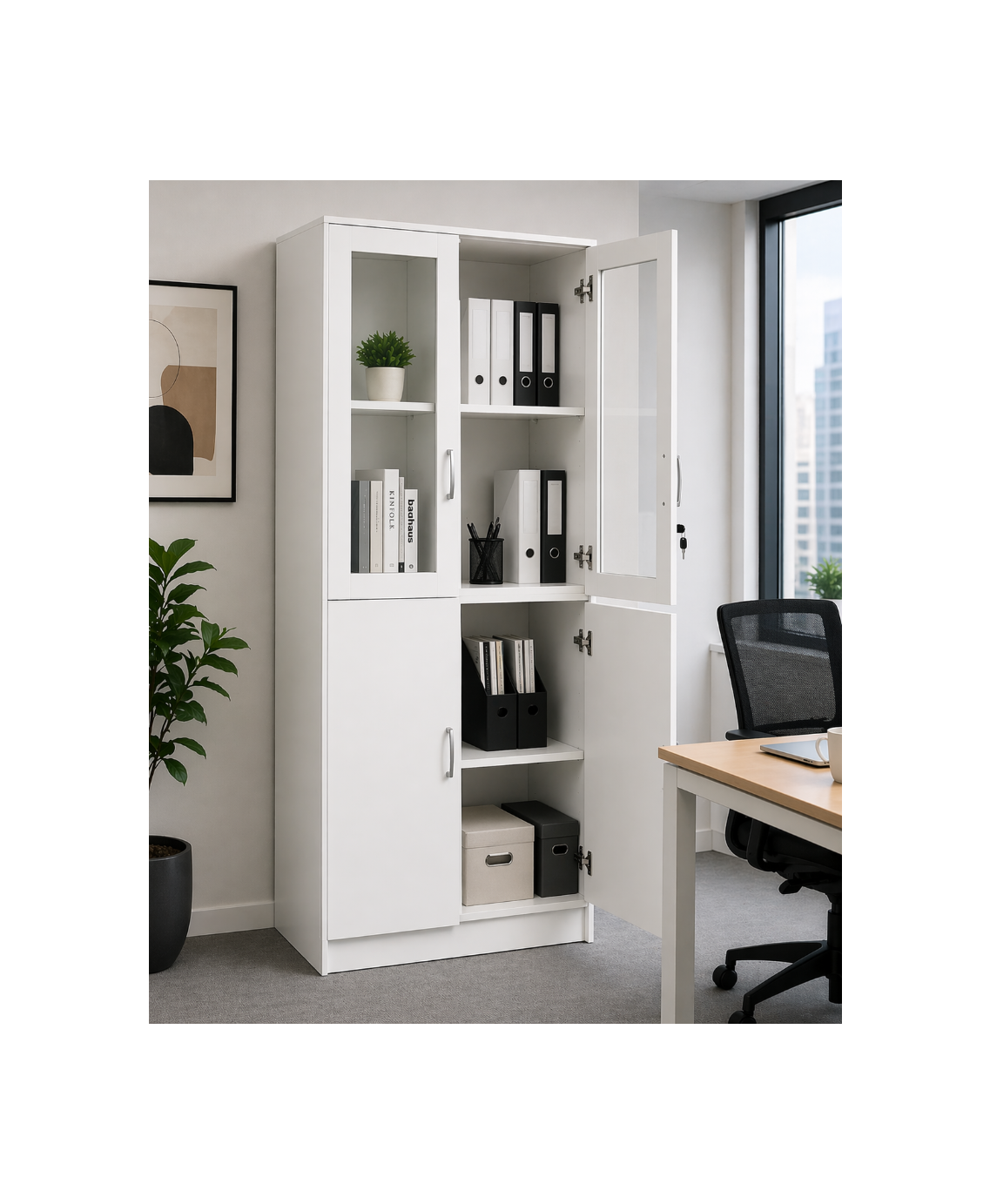 ALTIS Series – Glass Storage Cabinet