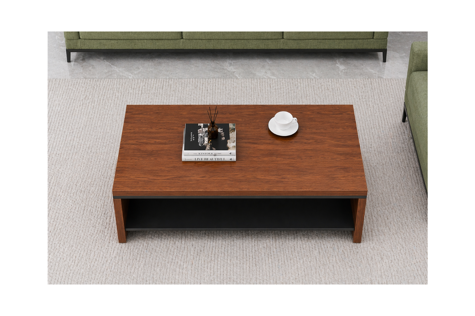 AURIX Series – Coffee Table with Open Storage