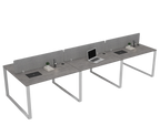 Vyra Series – 6-Seater Workstation Cluster