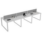 Vyra Series – 6-Seater Workstation Cluster