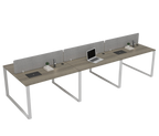Vyra Series – 6-Seater Workstation Cluster