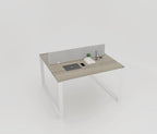 Vyra Series – 2-Person Face-to-Face Workstation Cluster
