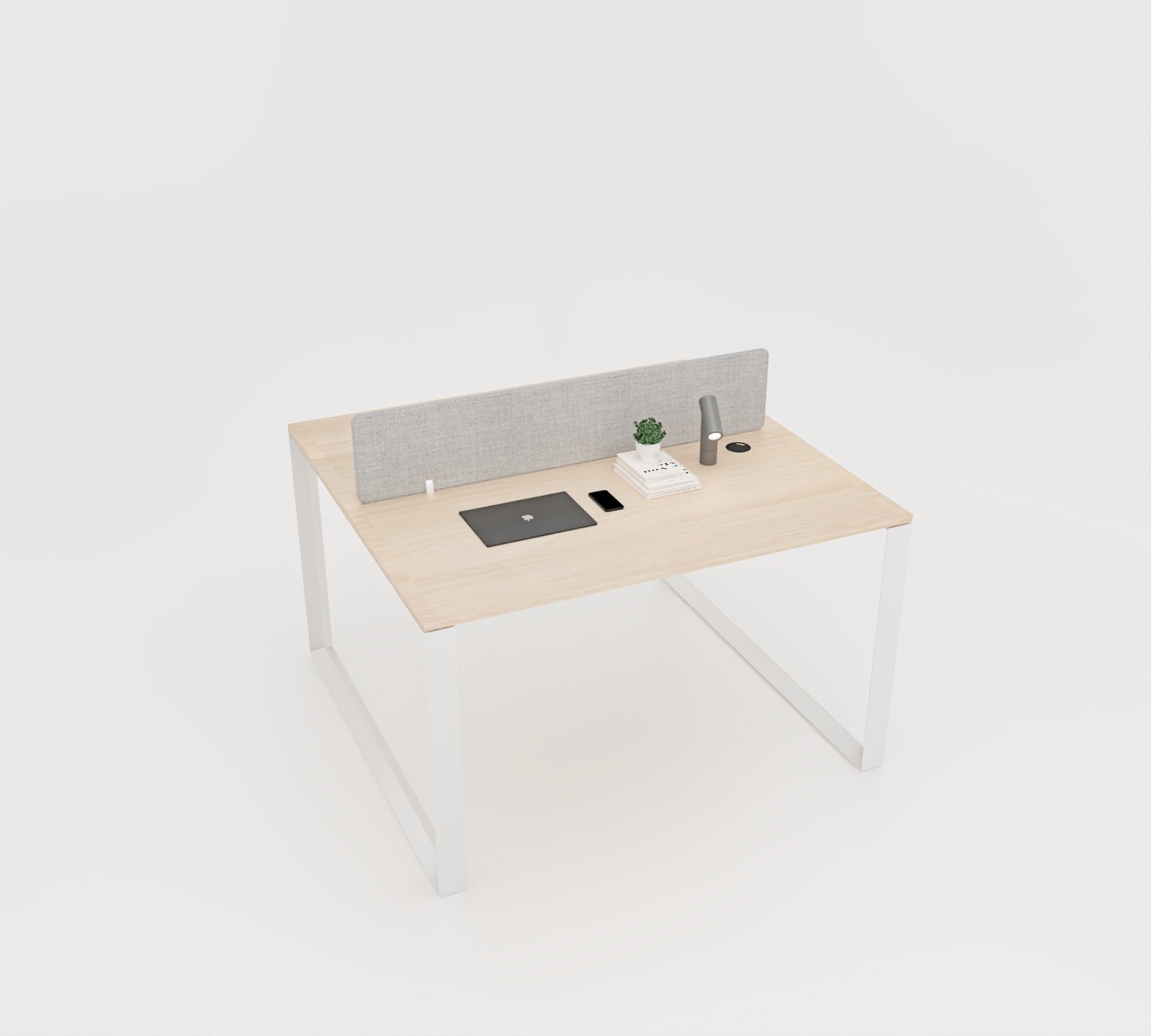 Vyra Series – 2-Person Face-to-Face Workstation Cluster