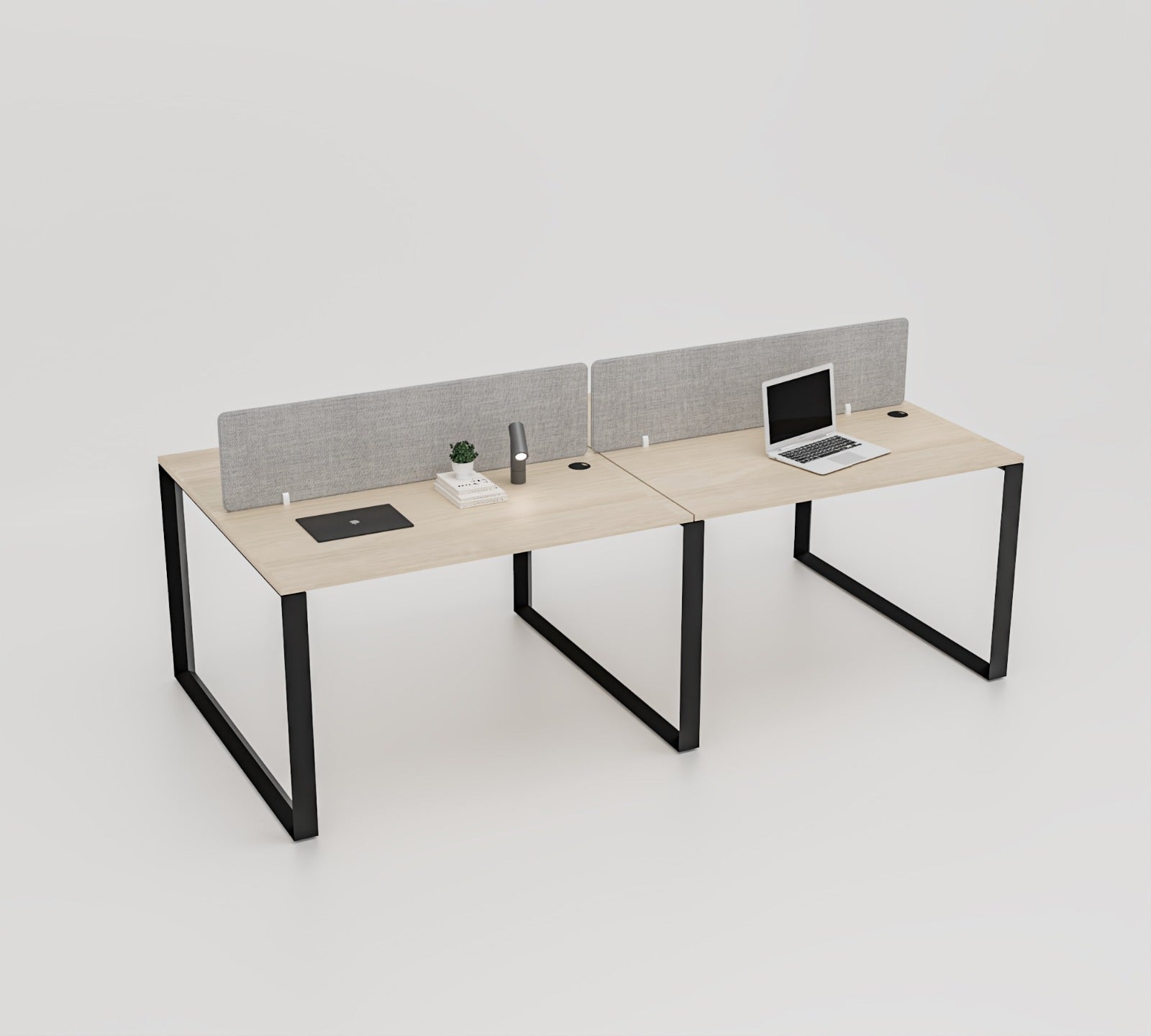 Vyra Series – 4-Seater Workstation Cluster