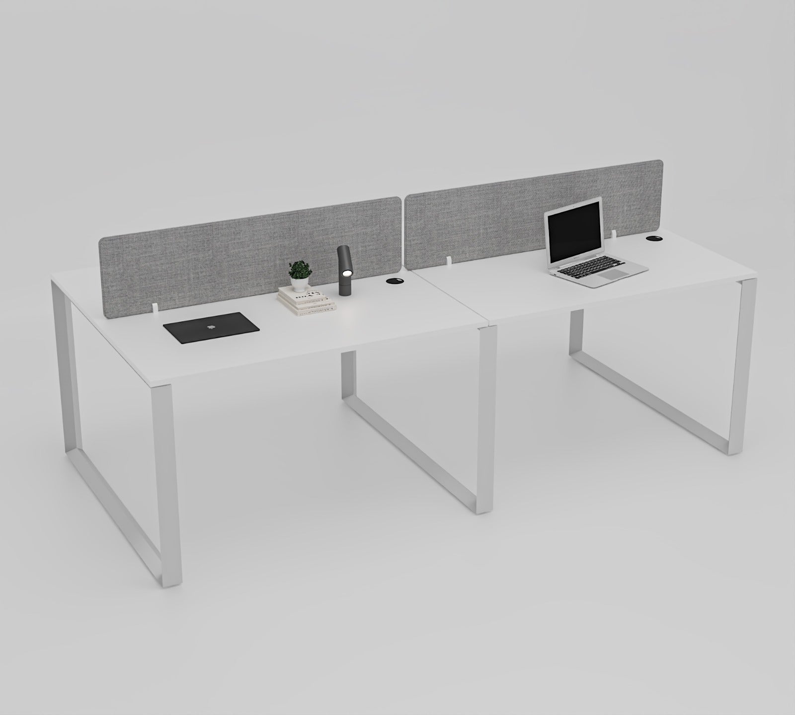 Vyra Series – 4-Seater Workstation Cluster