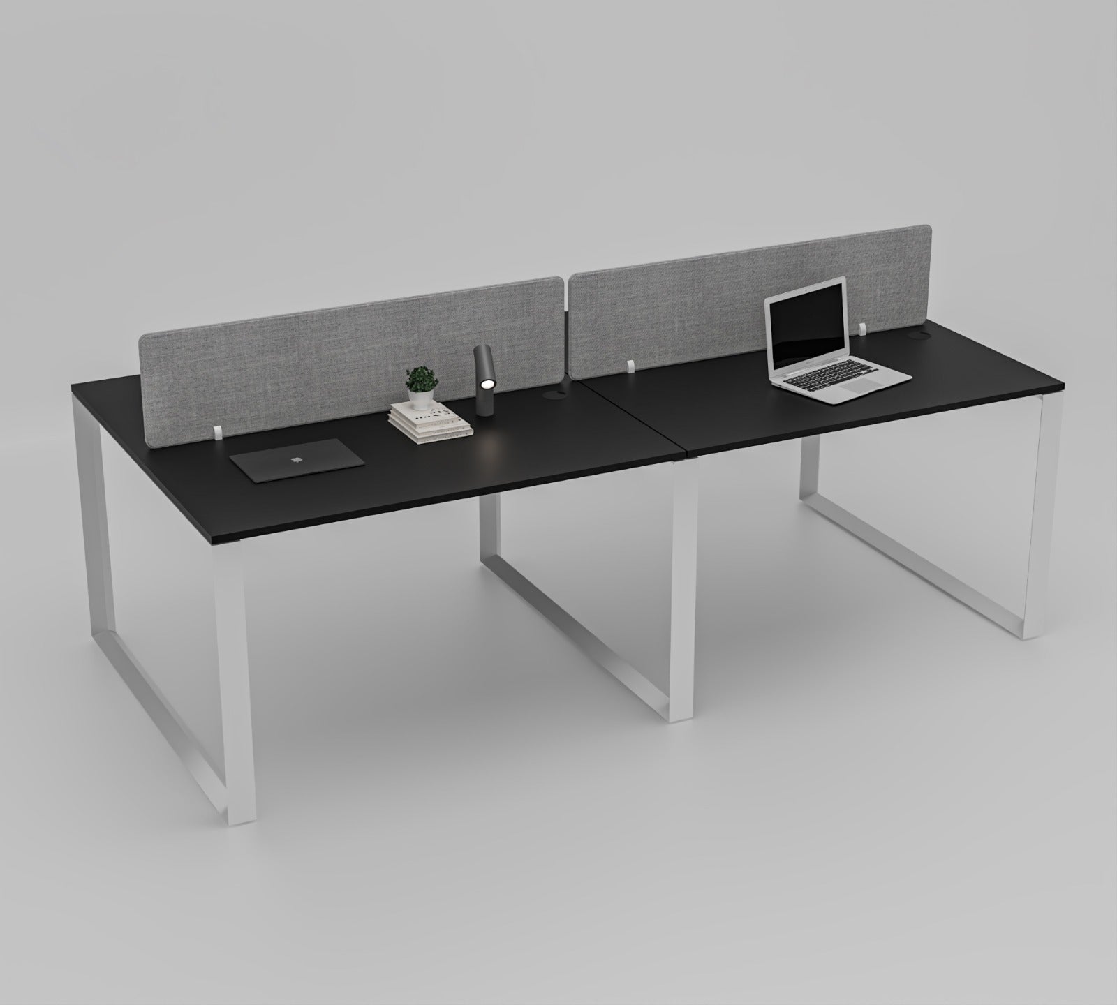 Vyra Series – 4-Seater Workstation Cluster