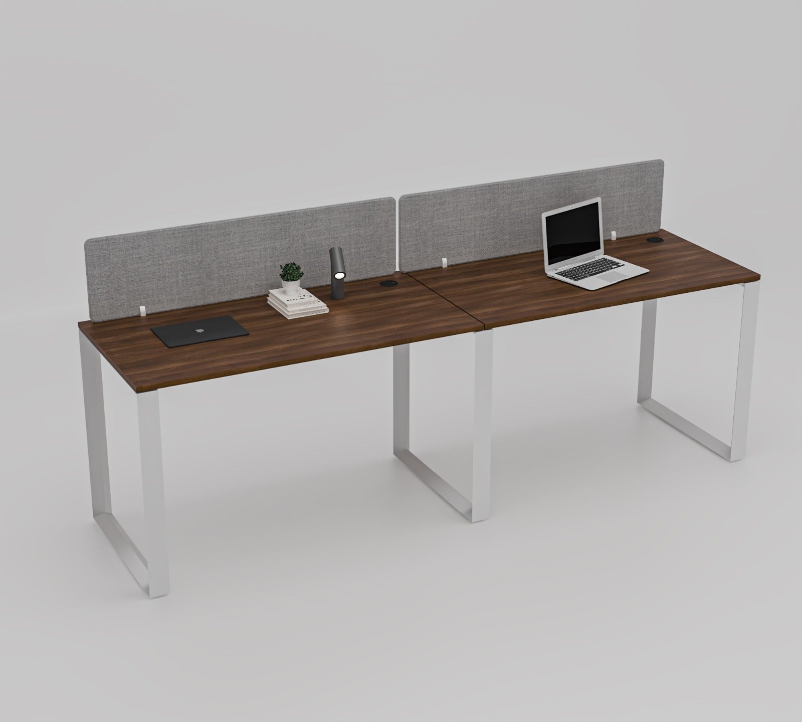 Vyra Series – 2-Seater Side-by-Side Workstation Cluster