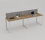 Vyra Series – 2-Seater Side-by-Side Workstation Cluster