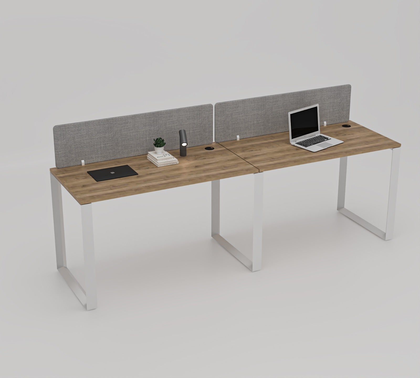 Vyra Series – 2-Seater Side-by-Side Workstation Cluster