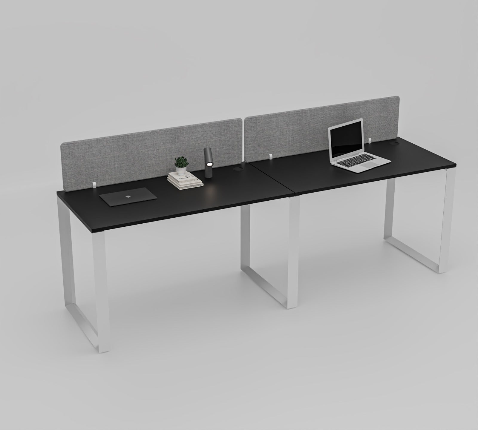 Vyra Series – 2-Seater Side-by-Side Workstation Cluster