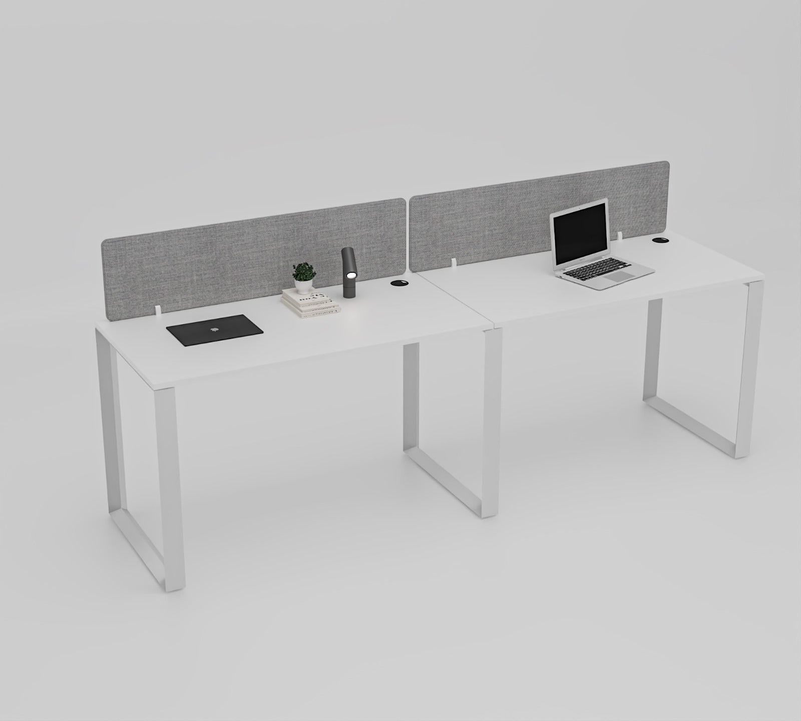 Vyra Series – 2-Seater Side-by-Side Workstation Cluster