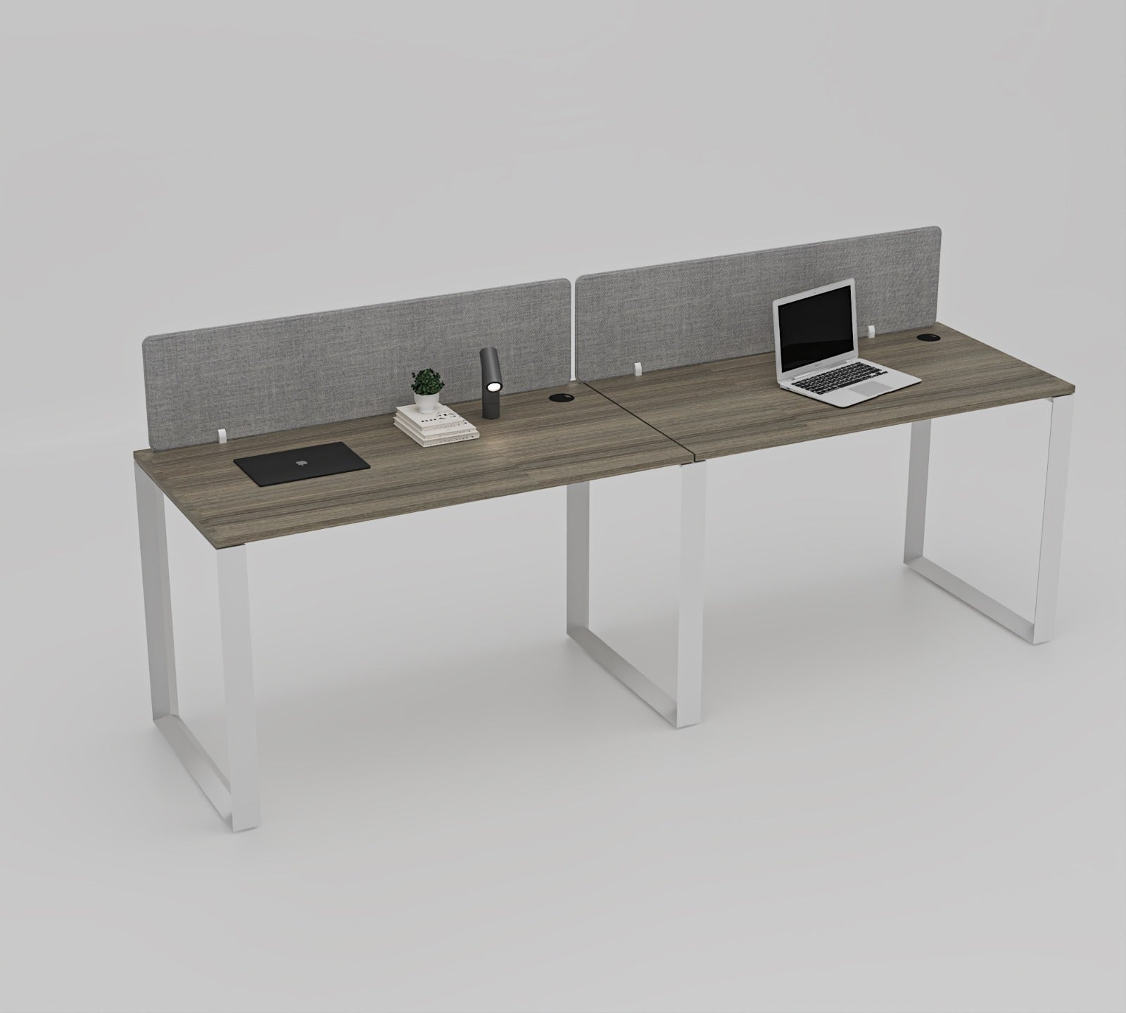 Vyra Series – 2-Seater Side-by-Side Workstation Cluster