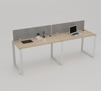 Vyra Series – 2-Seater Side-by-Side Workstation Cluster