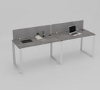 Vyra Series – 2-Seater Side-by-Side Workstation Cluster