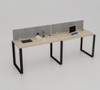 Vyra Series – 2-Seater Side-by-Side Workstation Cluster