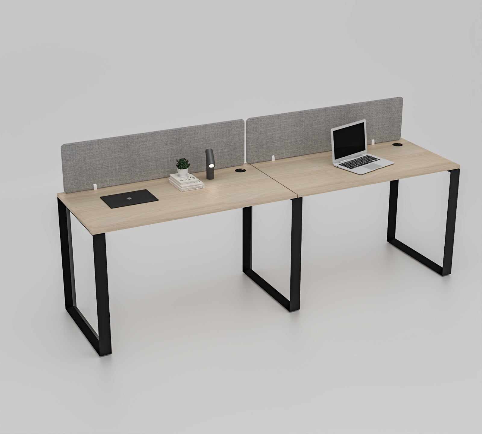 Vyra Series – 2-Seater Side-by-Side Workstation Cluster