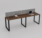 Vyra Series – 2-Seater Side-by-Side Workstation Cluster