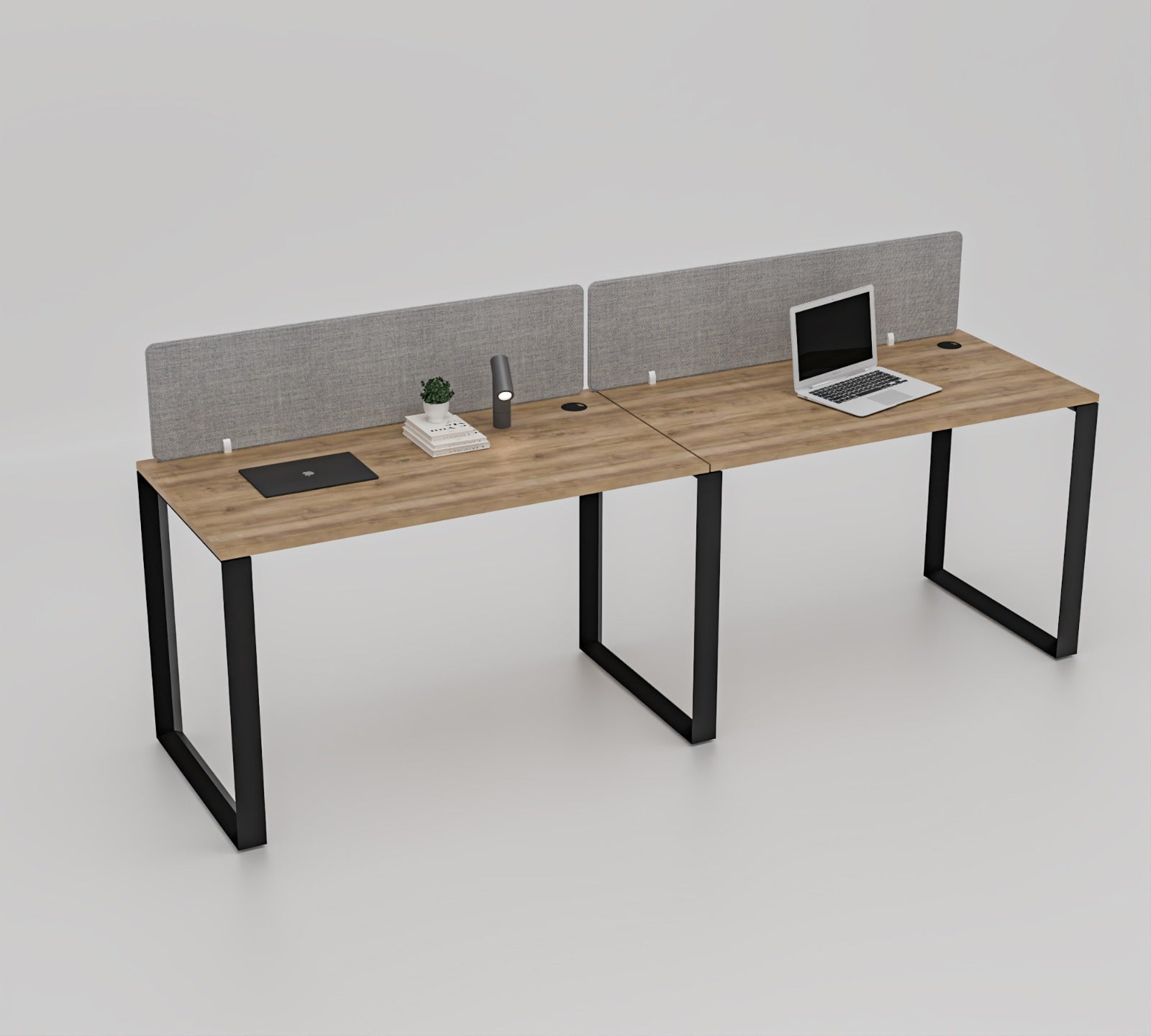 Vyra Series – 2-Seater Side-by-Side Workstation Cluster