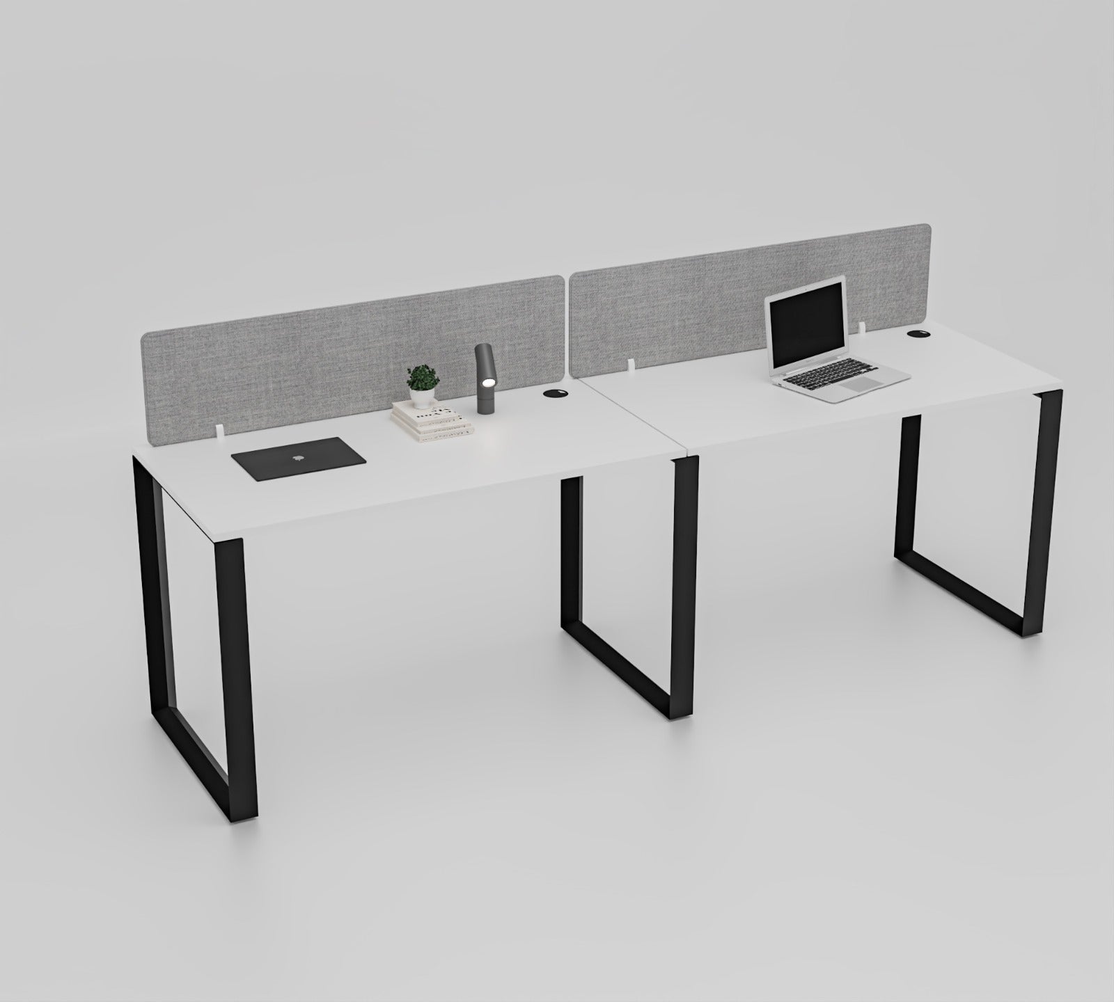 Vyra Series – 2-Seater Side-by-Side Workstation Cluster