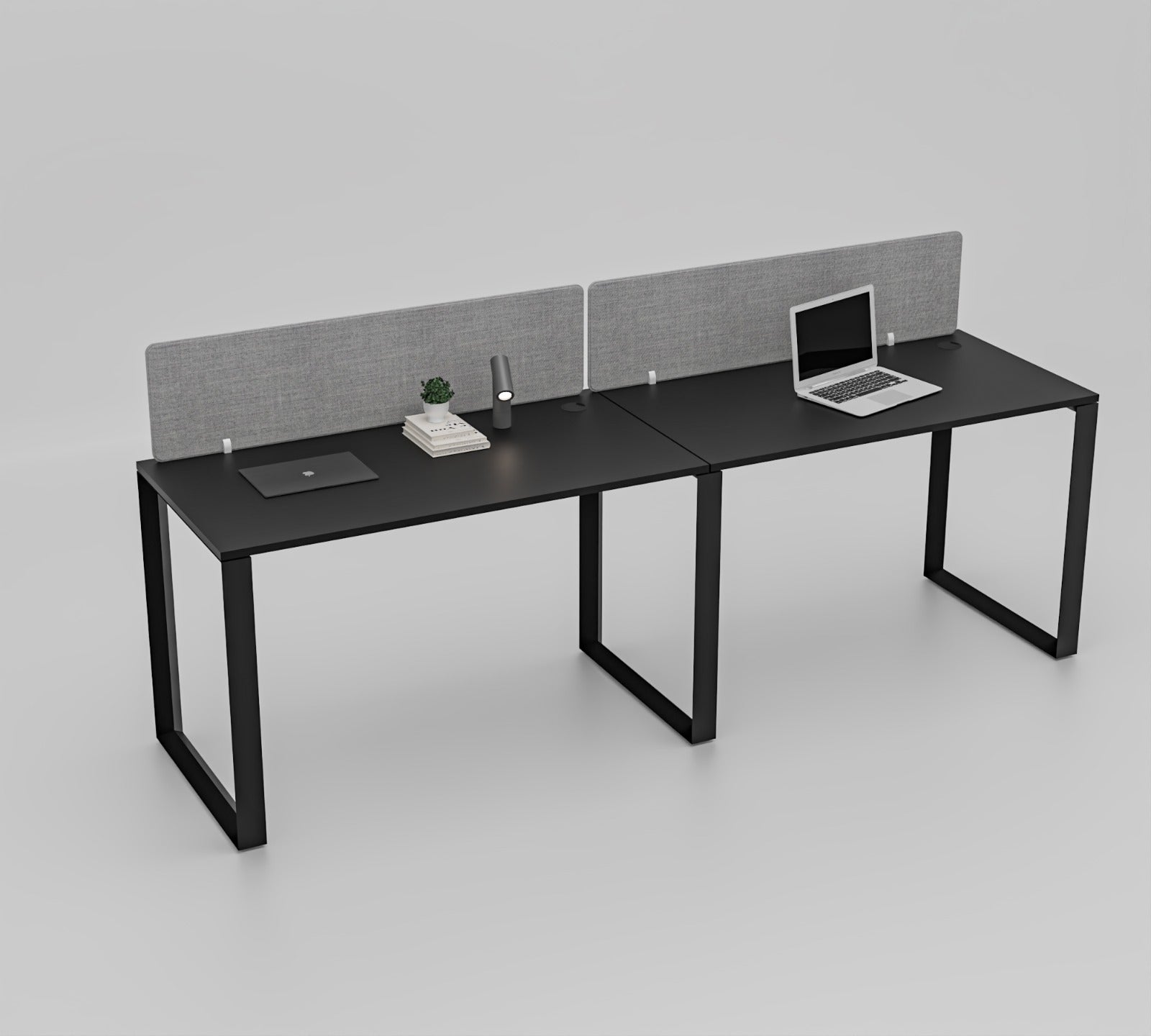 Vyra Series – 2-Seater Side-by-Side Workstation Cluster