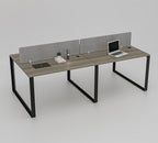 Vyra Series – 4-Seater Workstation Cluster