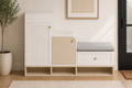 Sculta Entryway Shoe Cabinet with Seating