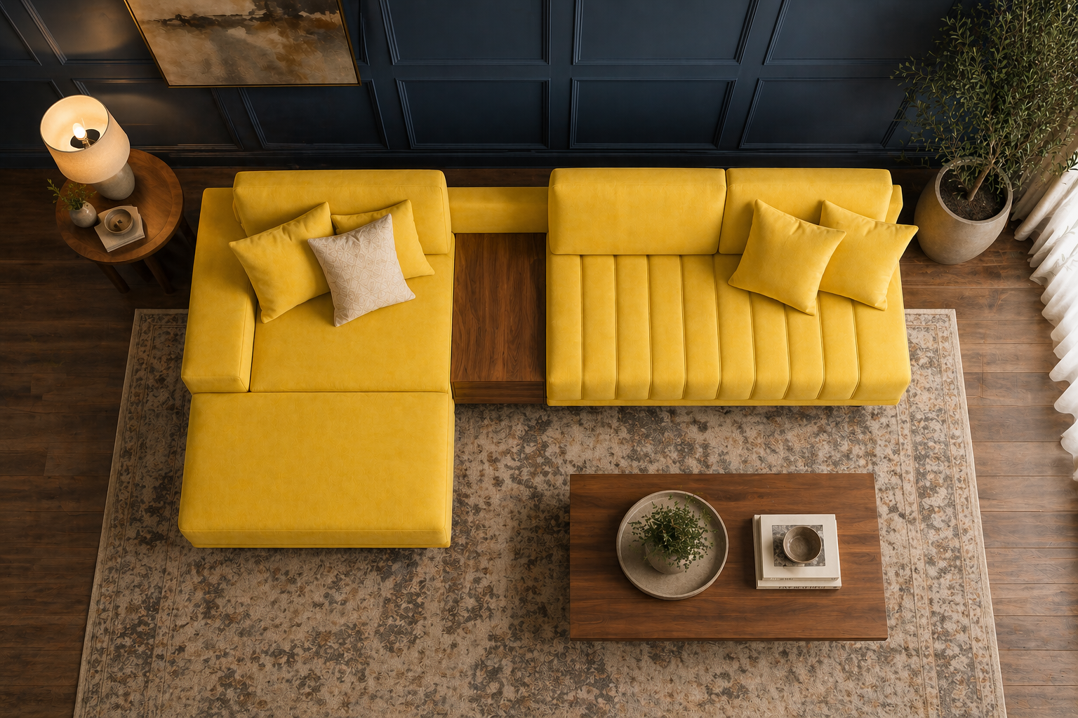 Auro L-Shape Modular Sofa