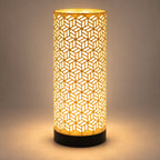 HexaLume 3D printed table lamp (22 cm) on a neutral studio background