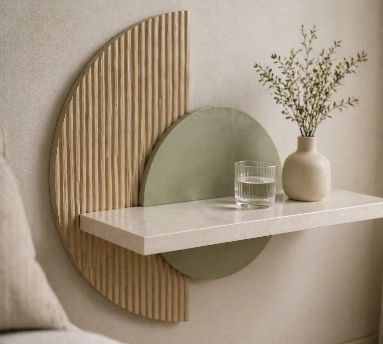 Sculta Lura Wall mounted side table