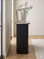 Sculta Aura Fluted Marble Console Table