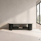 Sculta Aura Fluted Marble TV Console